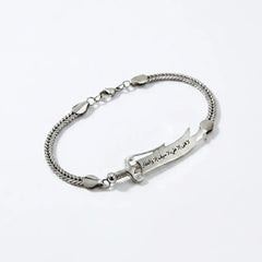 Zulfiqar Bracelet with Cover Chain Italian Style & Premium Stainless Steel Bracelet